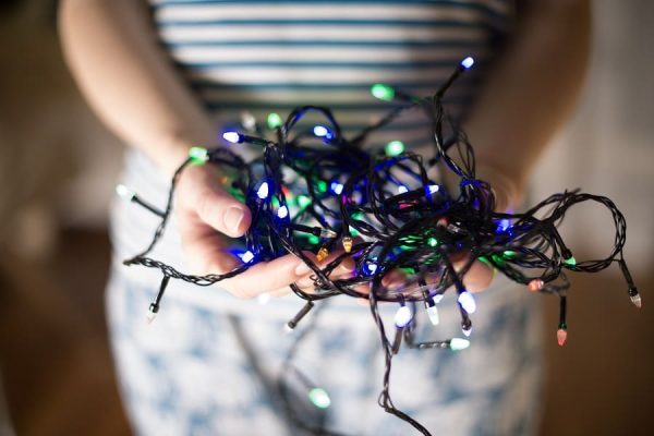 What is the NEC code for Christmas lights?