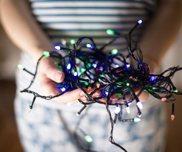 What is the NEC code for Christmas lights?